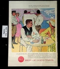 1957 At Lake Louise Coca-Cola "Sign of Good Taste" Vintage Print Ad 41475
