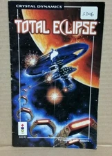 Total Eclipse by Crystal Dynamics 3DO Instruction Manual Booklet ONLY (no game)