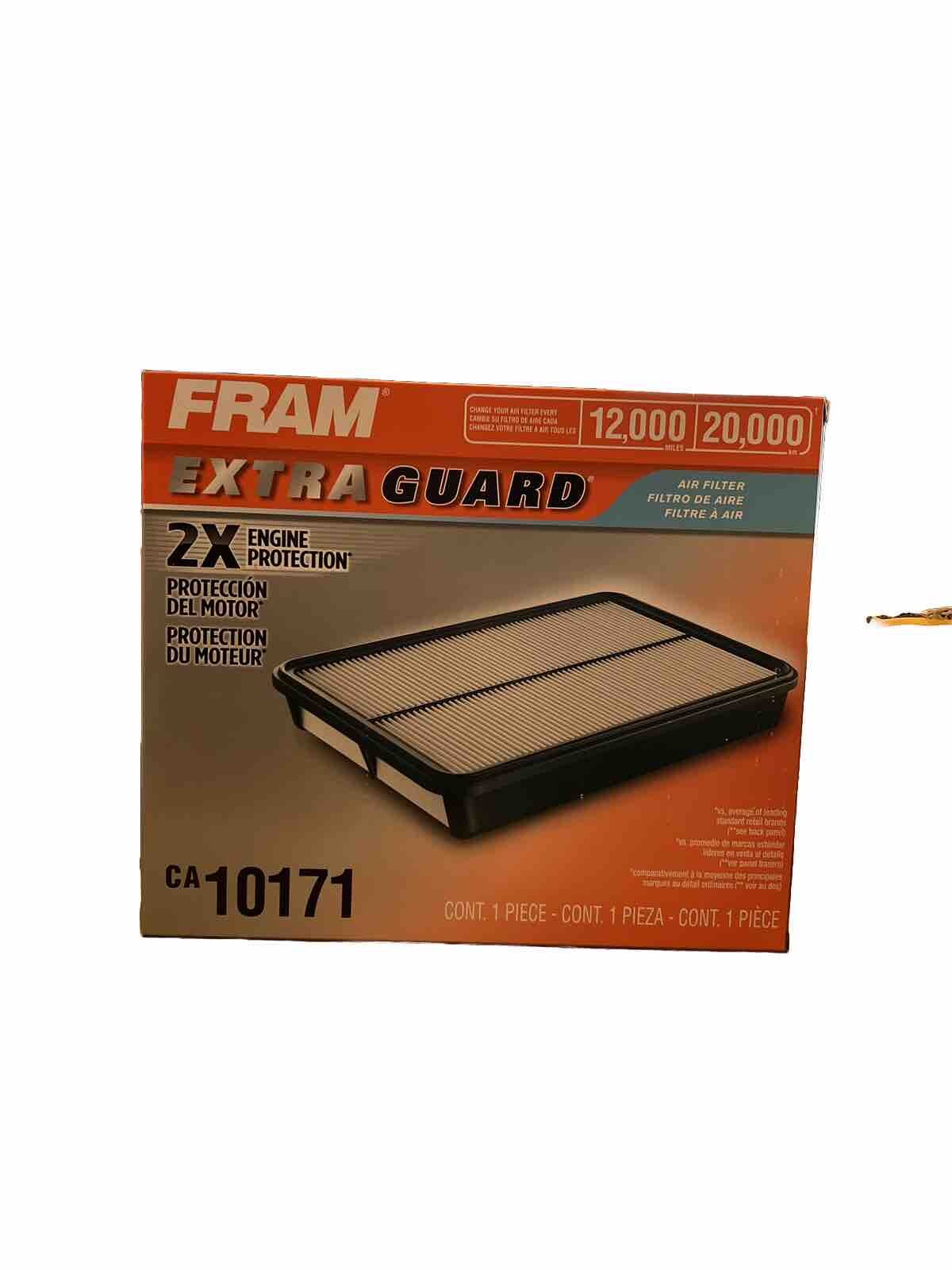 FRAM CA10171 Air Filter Extra Guard Fit Toyota 0709 2.4L & 1017 L4 2