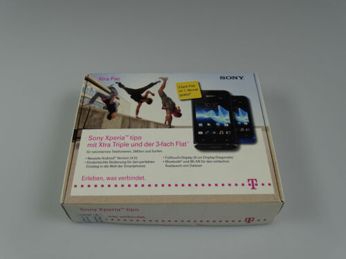 Sony Xperia Tipo St21i Black! Without Simlock! New & original packaging! RARE! Rare! Sealed - Picture 1 of 4
