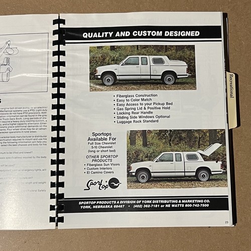 1985 Chevrolet Truck Silver Book Special Equipment Dealer Album GM Advertisement - Picture 8 of 9