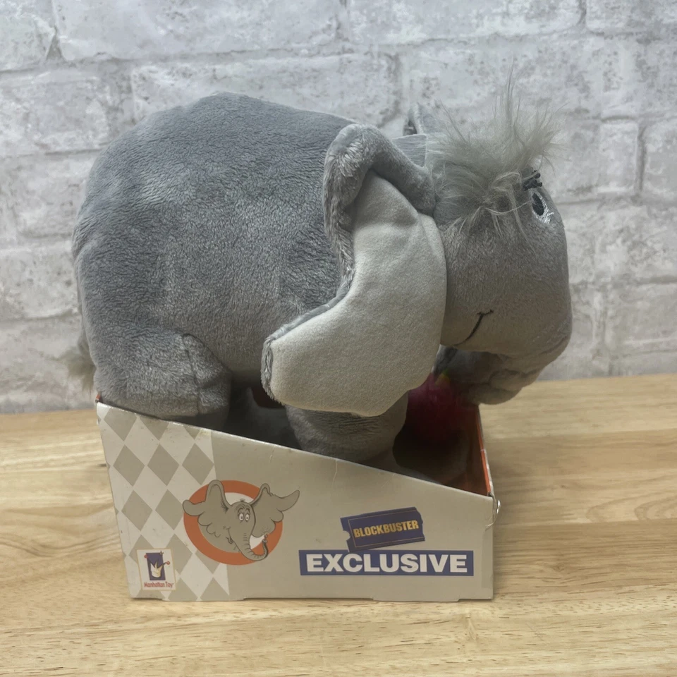Dr. Seuss Horton Hears A Who Plush Blockbuster 2007 en caja original exclusivo Foto 3 de 4