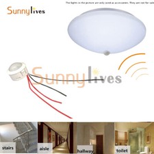 Body Motion Sensor Switch Ceiling Infrared Controller DC 9V-60V For Light Slamp