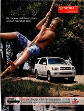 Toyota Sequoia Original Vintage Print Ad