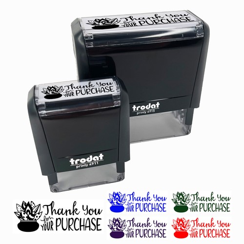 Self-Inking Rubber Stamp Ink Stamper | eBay