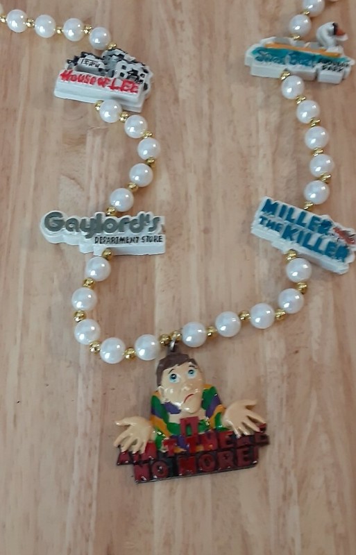 AIN'T  DERE  NO MORE" New Orleans  Nostalgia Beads (#11)