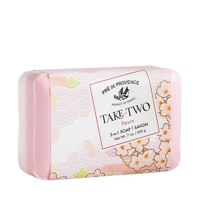  Pre de Provence Take Two 2-n-1 (Fleurs) Soap 7oz