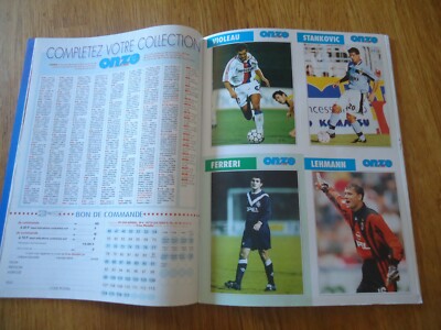 Onze Mondial N*118 Blanc 100 Ans Om Barcelone Lens C1 1998 Owen Fiches