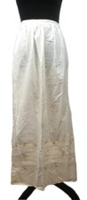Antique Victorian Edwardian Full Length Kitchen Waist Half Apron Flowers