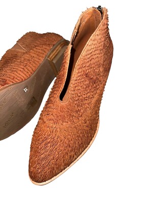 Antelope Lena Ankle Boots Booties Tobacco Brown 37 US 6 EUC Or NWOT