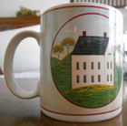Country Life Mug 12 oz. Warren Kimble Stoneware Brandon House Sakura Green Red ! — photo 1