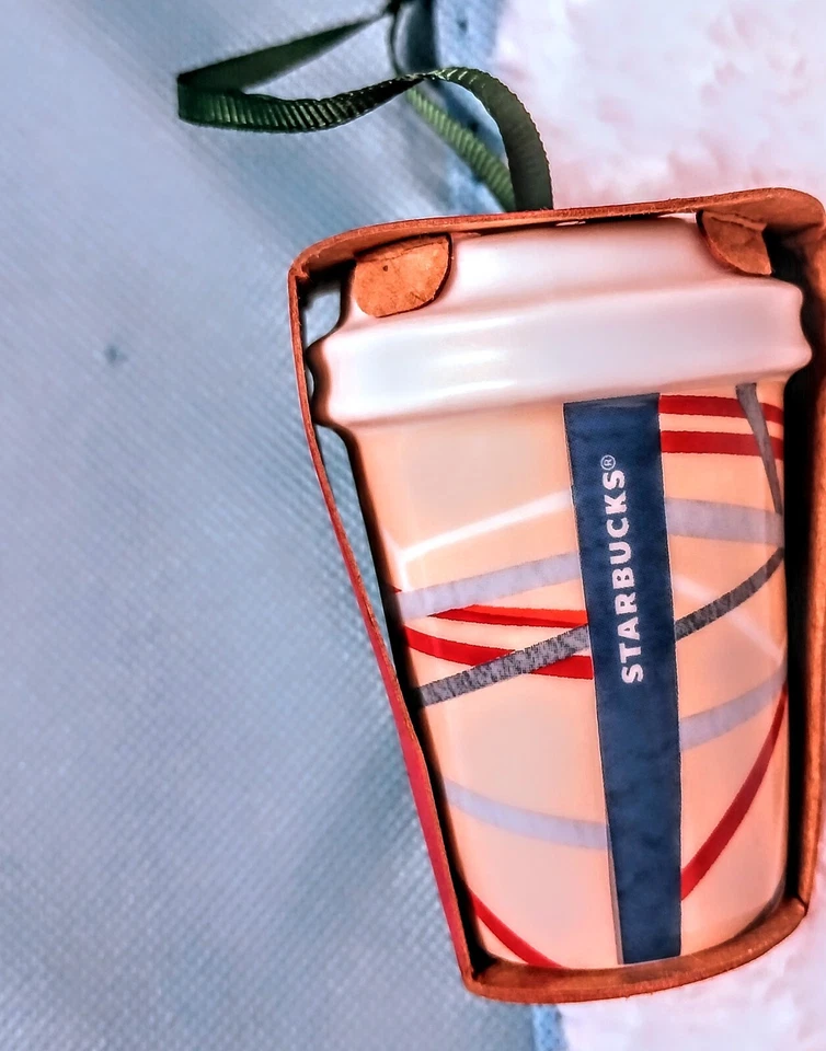 Taza/taza de viaje Starbucks ornamento de cerámica 2015 Washington DC nueva Foto 2 de 3