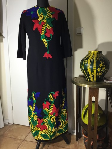 Haute Couture Kleid 🍒 Carla Hirt Modelle 🍒 Hand made in Hamburg 🍒 Top 1960er - Bild 12 von 12