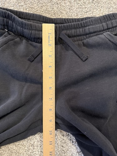 Under Armour Project Rock Sweatpants Youth Boys M Black Fleece Joggers Pockets - Picture 8 of 11