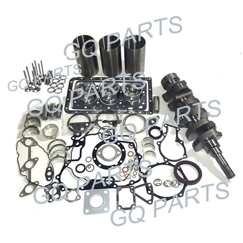 D722 Engine Overhaul Rebuild Kit Crankshaft For KUBOTA Tractor Excavator Gasket - Picture 2 of 2