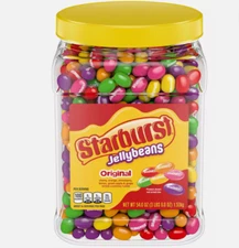 Starburst Original Jelly Beans Chewy Candy Bulk Jar (3lbs 6oz)54OZ Free SHIPPING