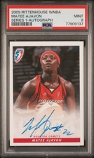 2009 Rittenhouse WNBA Matee Ajavon Autograph PSA 9 Rutgers Scarlet Knights