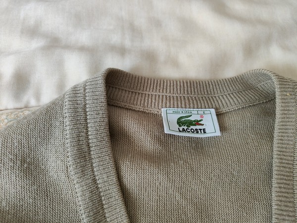 Sweter Cárdigan Vintage Lacoste