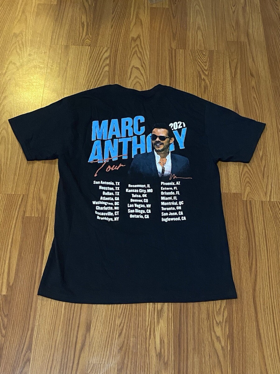 Marc Anthony Tour 2021 Concert T-shirt Size M | eBay