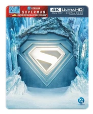 SUPERMAN STEELBOOK (2025 JAMES GUNN)  4K ULTRA HD+BD+DIGITAL NEW! SEALED!