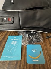 AllJoy Shiatsu Neck Shoulder Massager Heat Therapy Rotating 3 Speeds. Brand New 