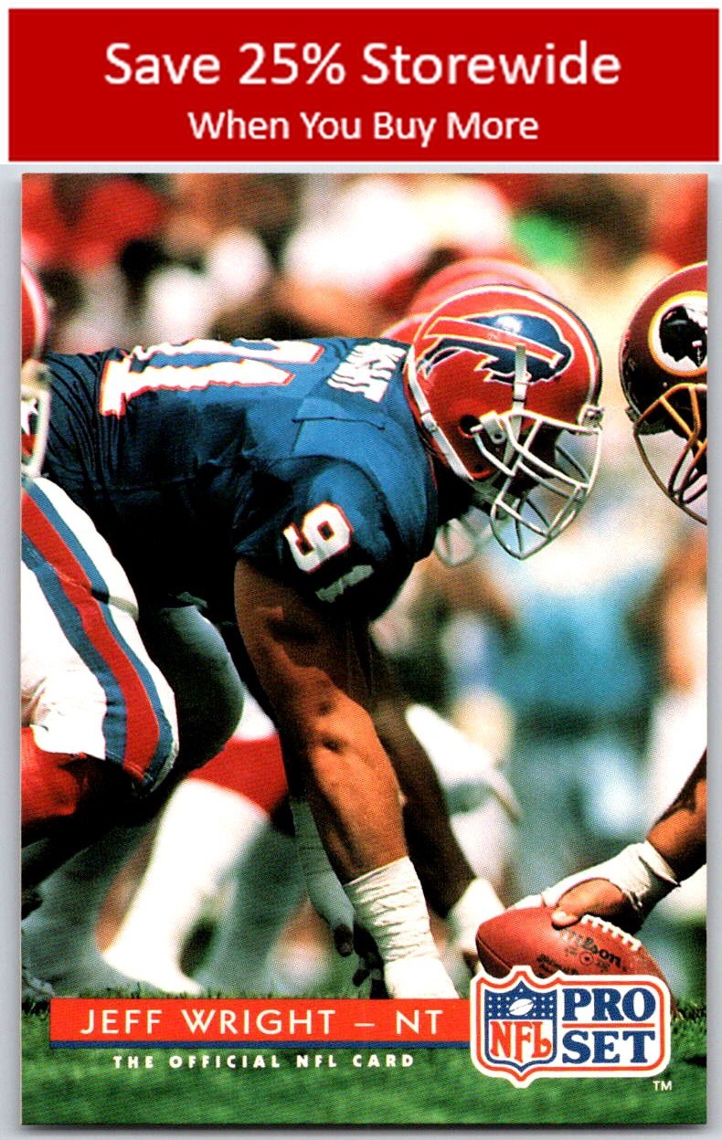 Jeff Wright 1992 Pro Set #107 Buffalo Bills