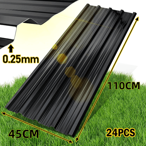 12/24X Metal Cladding Roof Sheets Corrugated Garage Carport Shed Roofing Panels - Picture 19 of 21
