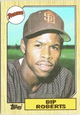 Bip Roberts RC Padres Reds Baseball Cards Pick Your Card. rookie card picture