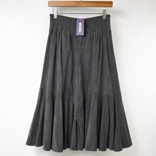 Mistral Airy Fairy Cord Midi Skirt UK 16 Eclipse Draped Lagenlook NEW RRP £64.99