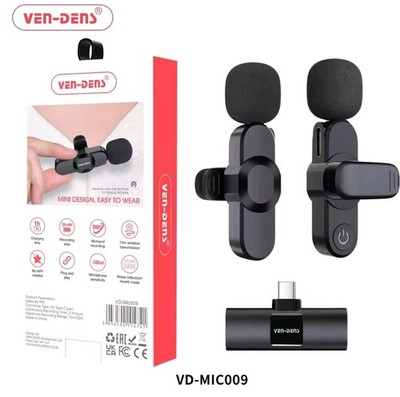 Ven-Dens kabelloses Dual Mikrofon Typ C Stecker (VD-MIC009) Audio Smartphone
