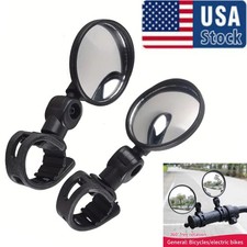 Bike Mirror Rotaty Round MTB Road Handlebar Bicycle Rear View Glass Cycling LOT
