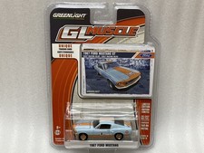 Greenlight 1/64 Gulf 1967 Ford Mustang Gulf Color Near Mint Rare Out of Print