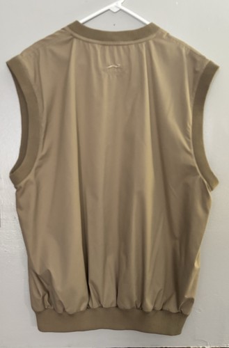 Slazenger Men’s X-Large Golf Vest, Brown 100% Polyester With Pockets - Picture 4 of 7