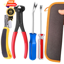 Upholstery Staple Remover Tack Puller Nail small, Black and Yellow