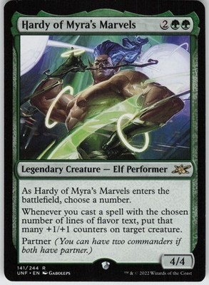 Hardy of Myra's Marvels 141 Unfinity R