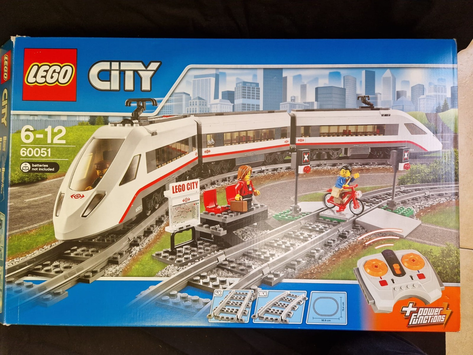 LEGO CITY 60051 TRENO PASSEGGERI - Usato con scatola originale integra