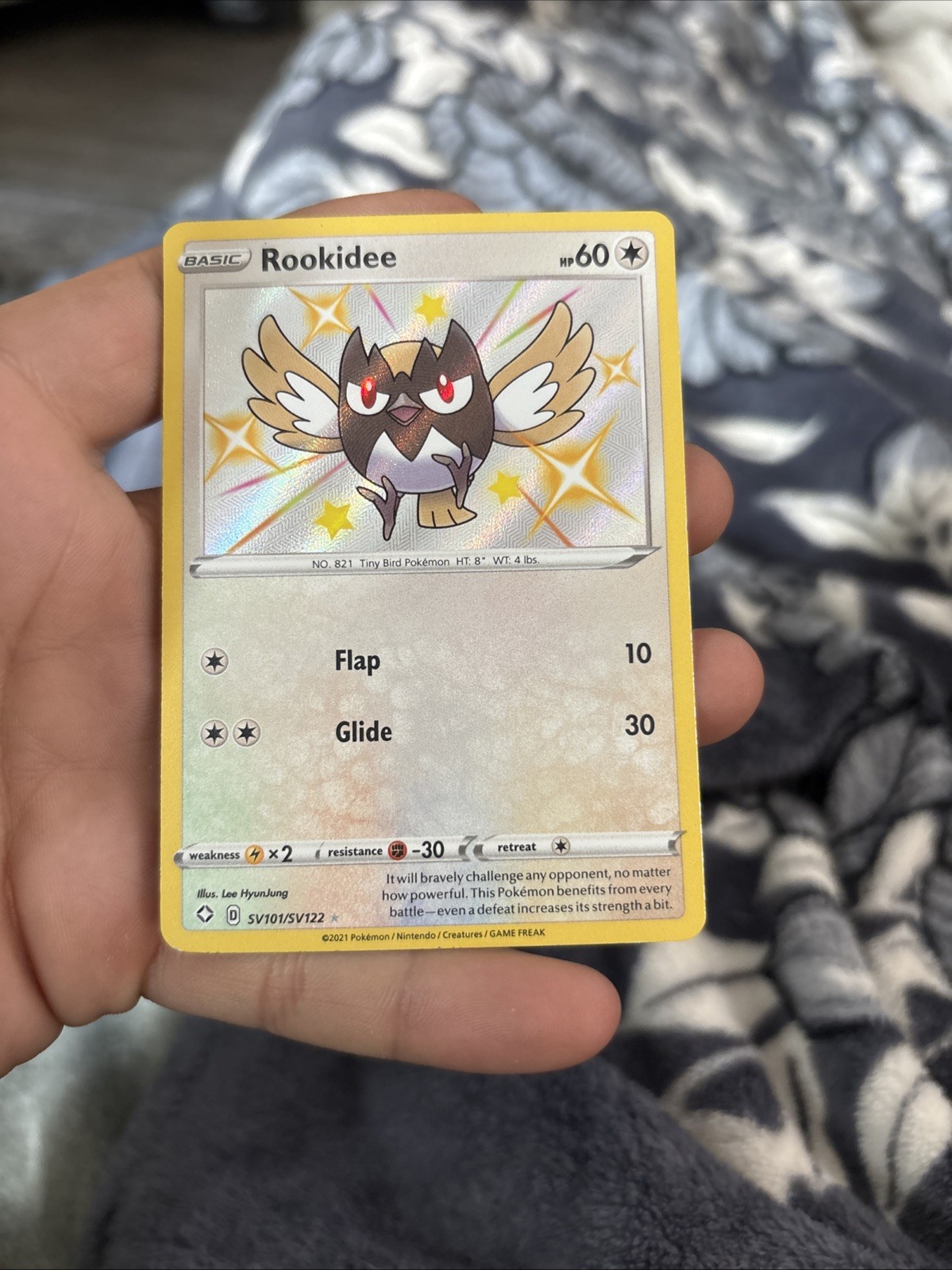 Rookidee SV101/SV122 Shining Fates Shiny Holo Sword and Shield
