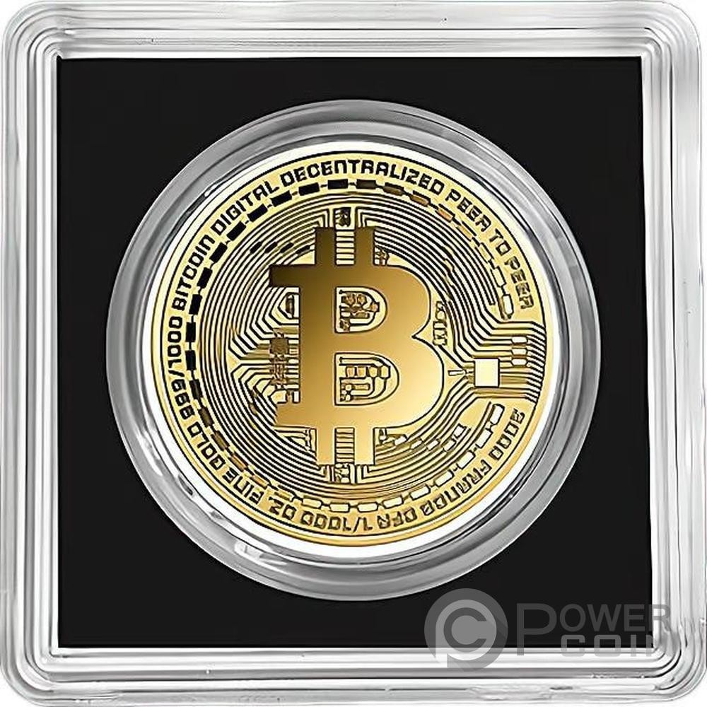 BITCOIN 1/1000 Oz Gold Coin 3000 Francs Chad