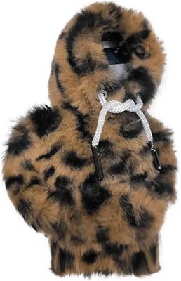 Car Shift Knob Hoodie, Plush Gear Shift Cover, Colorful Hoodie  Color: Leopard