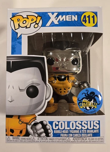 Funko Pop! Vinyl: Marvel/X-Men: Colossus (Chrome) #411 - Stan Lee Comikaze Ex