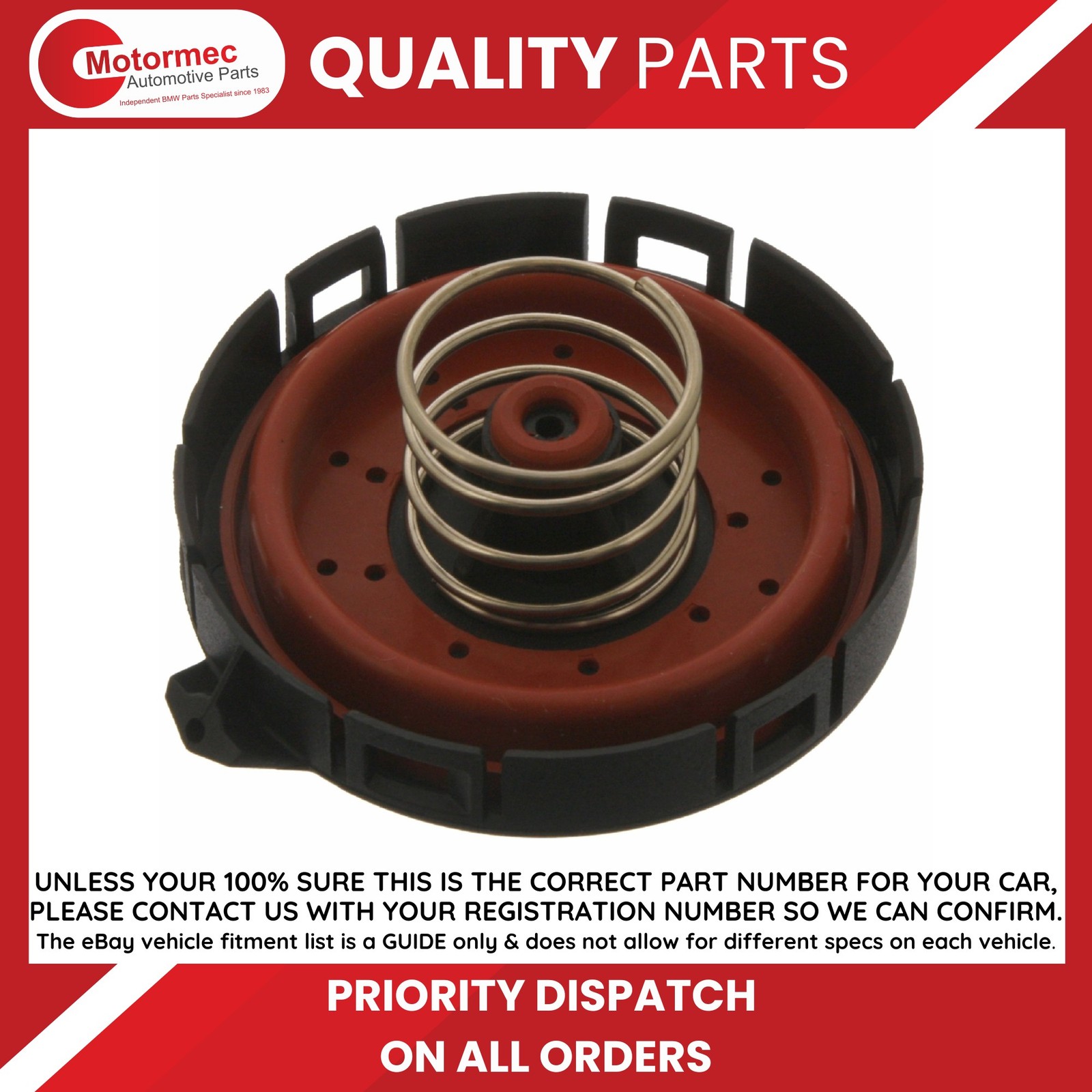 Oil Filler Cap fits BMW 550 E60, E61 4.8 05 to 10 11127537733 11127547058 Febi - Image 41