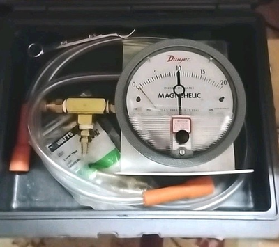 #ad Dwyer MGK 1 Magnehelic Gas Pressure Kit 2020 BUNA IC 0 20quot; WC Gas Rated $249.00