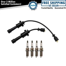 Ignition Kit Spark Plug & Wire Set For Kia Optima L4 2.4L