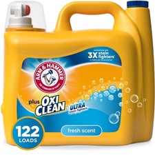 Fast delivery-Arm & Hammer OxiClean Detergent, Fresh Scent, 122 Loads, 158.6oz