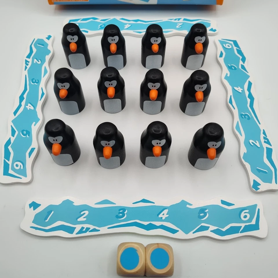 Pengoloo Award-Winning Wooden Skill Building Memory Color Blue Orange Games - Image 3 of 4
