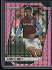 2024 Panini Prizm Premier League Soccer Pink Mosaic Edson Alvarez #156