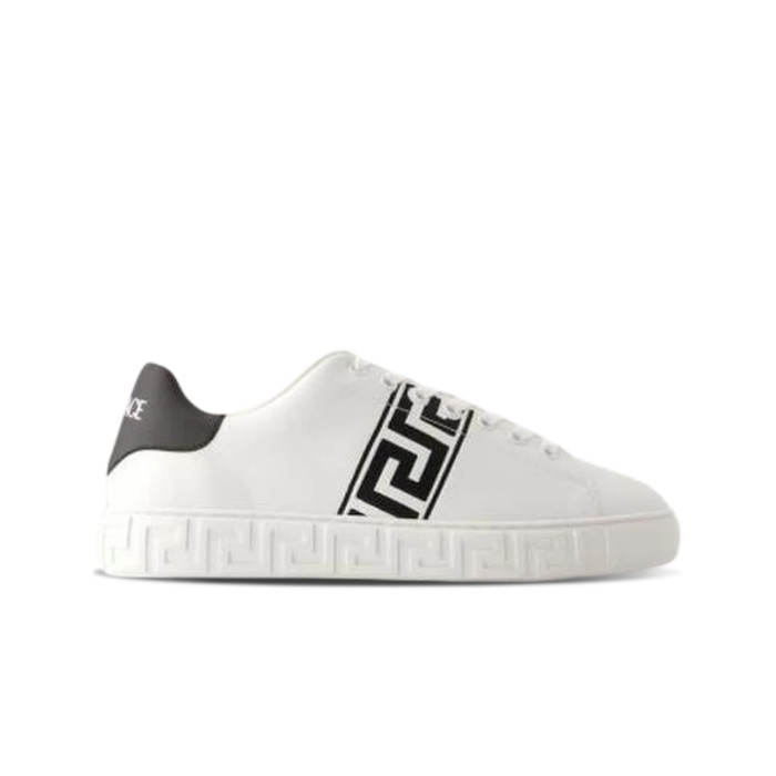 Versace Greca Logo Sneakers White Black