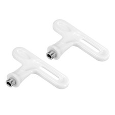 2Pcs Steel Track Spikes Wrench Sports Shoe Spike Replacement Tool T-Wrench White