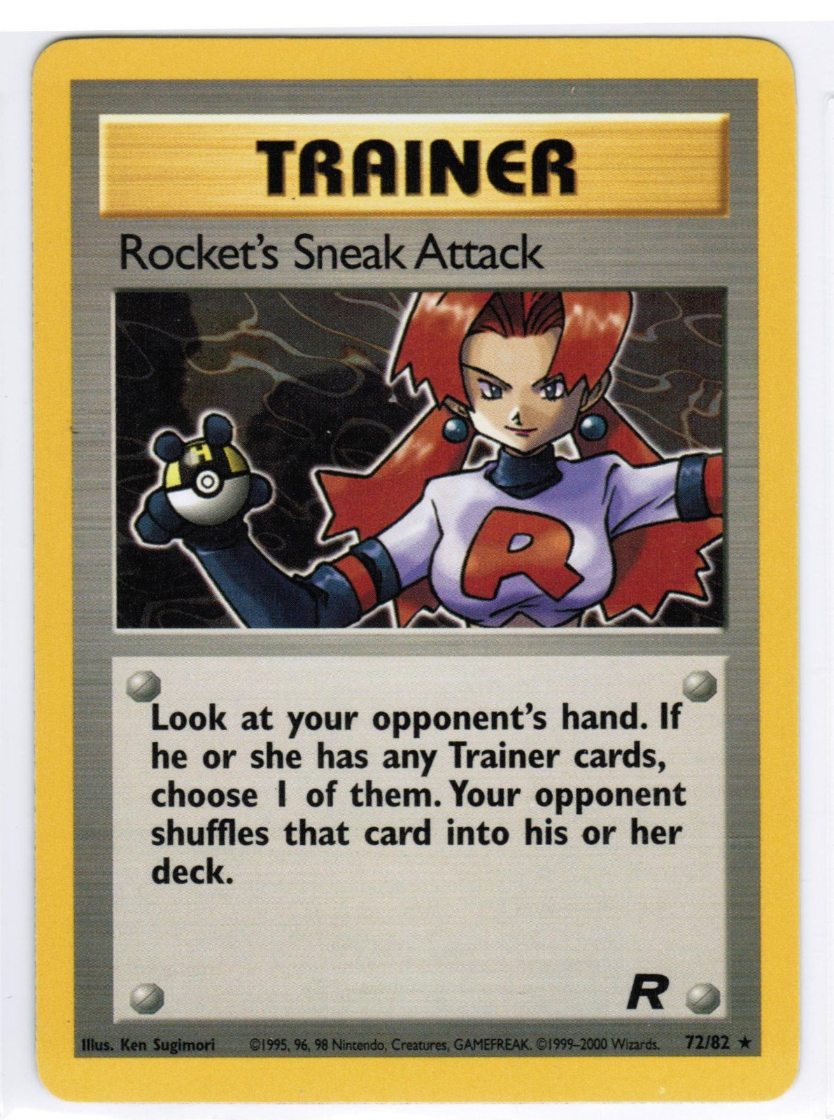 Rocket's Sneak Attack - Team Rocket 72/82 - NM/M - Pokemon Rare Card