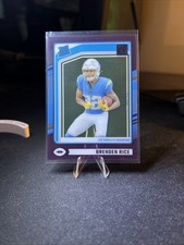 2024 Panini Clearly Donruss - Rated Rookie Brenden Rice #99 Purple /75 (RC)